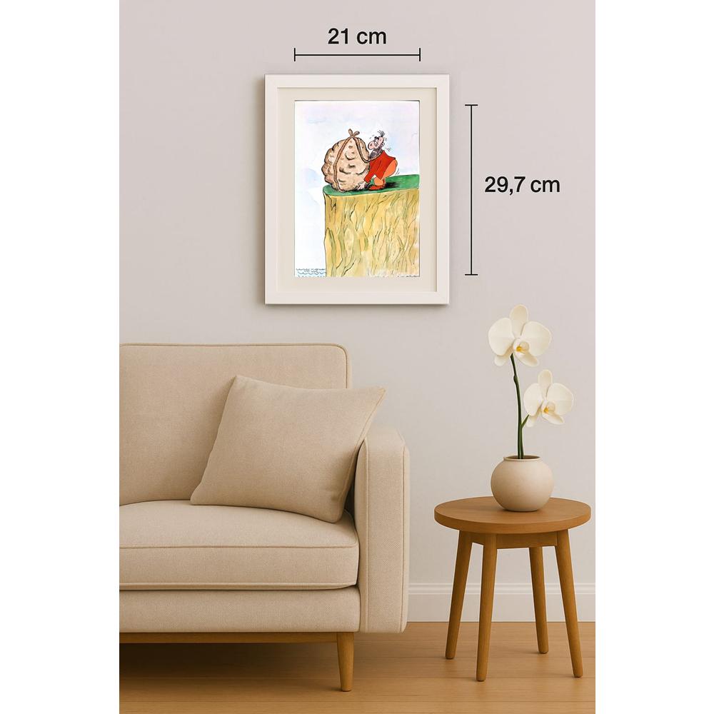 Kraupa Tomislav 29x21cm Orijinal Karikatür BOD02146
