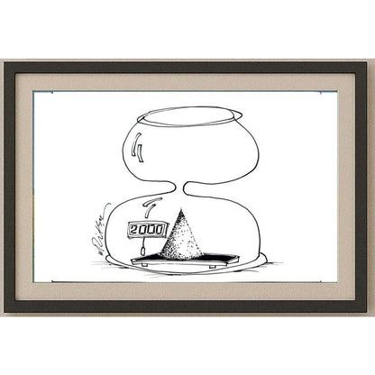 Gheorghita Ghinea Uriasu 29x21cm Orijinal Karikatür BOD02153