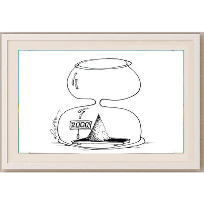 Gheorghita Ghinea Uriasu 29x21cm Orijinal Karikatür BOD02153