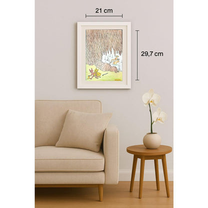 Li Guangjun 29x21cm Orijinal Karikatür BOD02158