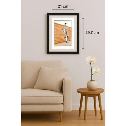 Ümit Müfit Dinçay 29x21cm Orijinal Karikatür BOD02162