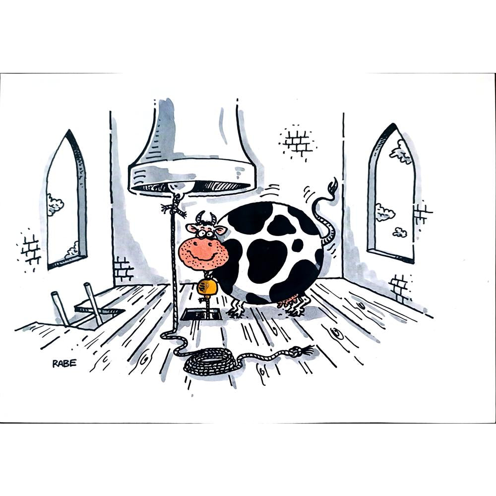Ralf Böhme 29x21cm Orijinal Karikatür BOD02163