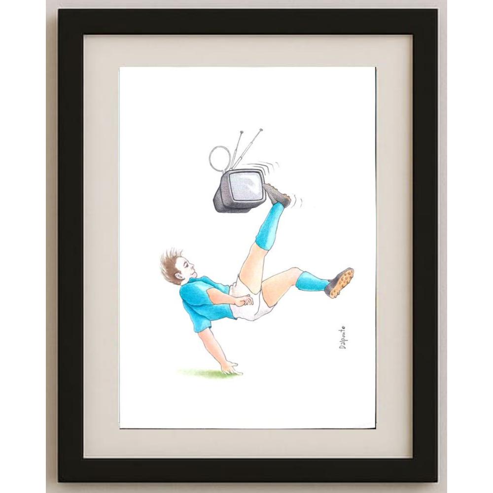 Paolo Dalpoute 29x21cm Orijinal Karikatür BOD02168