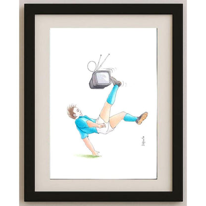 Paolo Dalpoute 29x21cm Orijinal Karikatür BOD02168