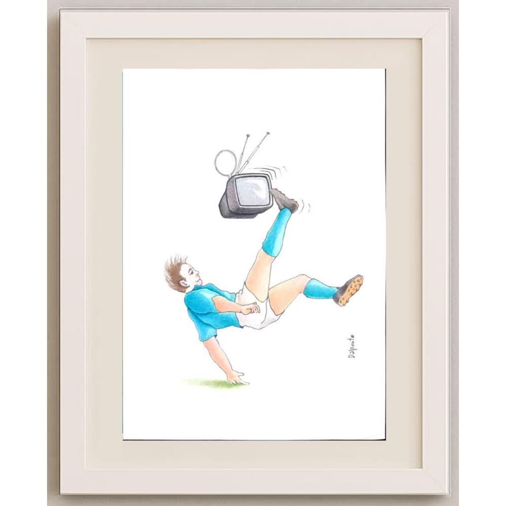 Paolo Dalpoute 29x21cm Orijinal Karikatür BOD02168
