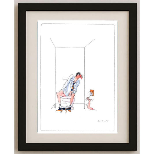 Bert Witte 29x21cm Orijinal Karikatür BOD02170