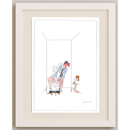 Bert Witte 29x21cm Orijinal Karikatür BOD02170