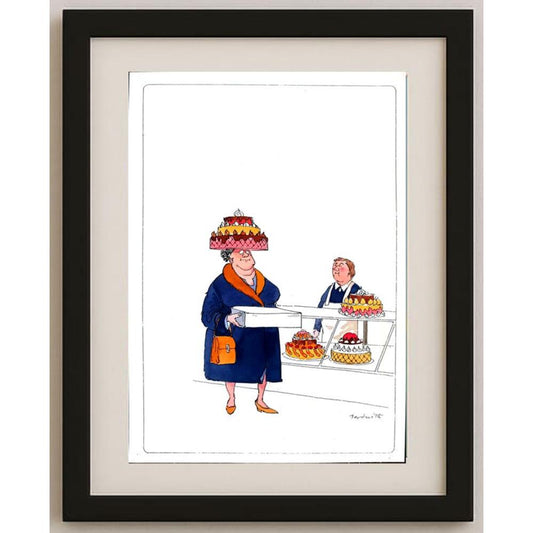Bert Witte 29x21cm Orijinal Karikatür BOD02171