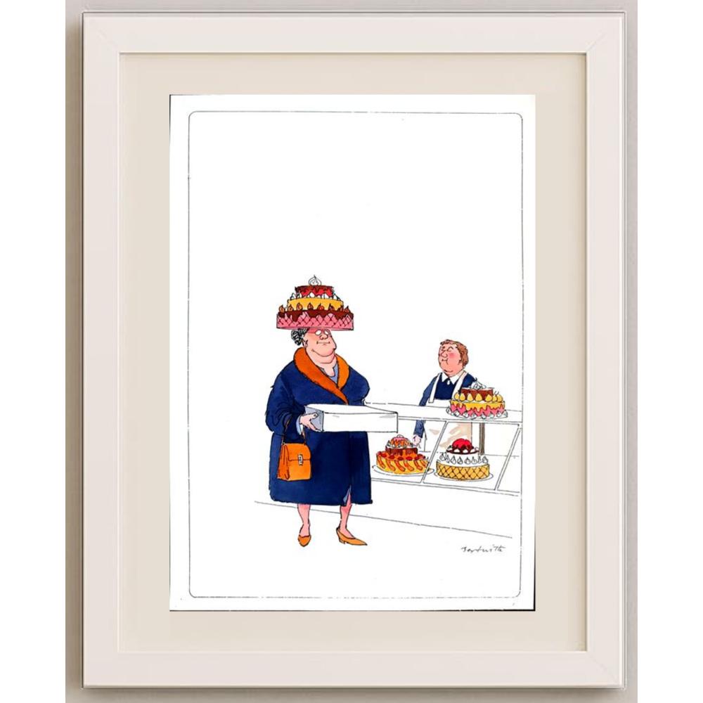 Bert Witte 29x21cm Orijinal Karikatür BOD02171