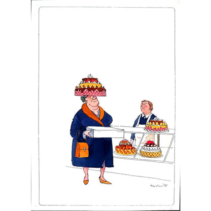 Bert Witte 29x21cm Orijinal Karikatür BOD02171