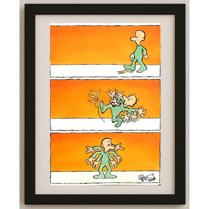 Chris Hovian 29x21cm Orijinal Karikatür BOD02179
