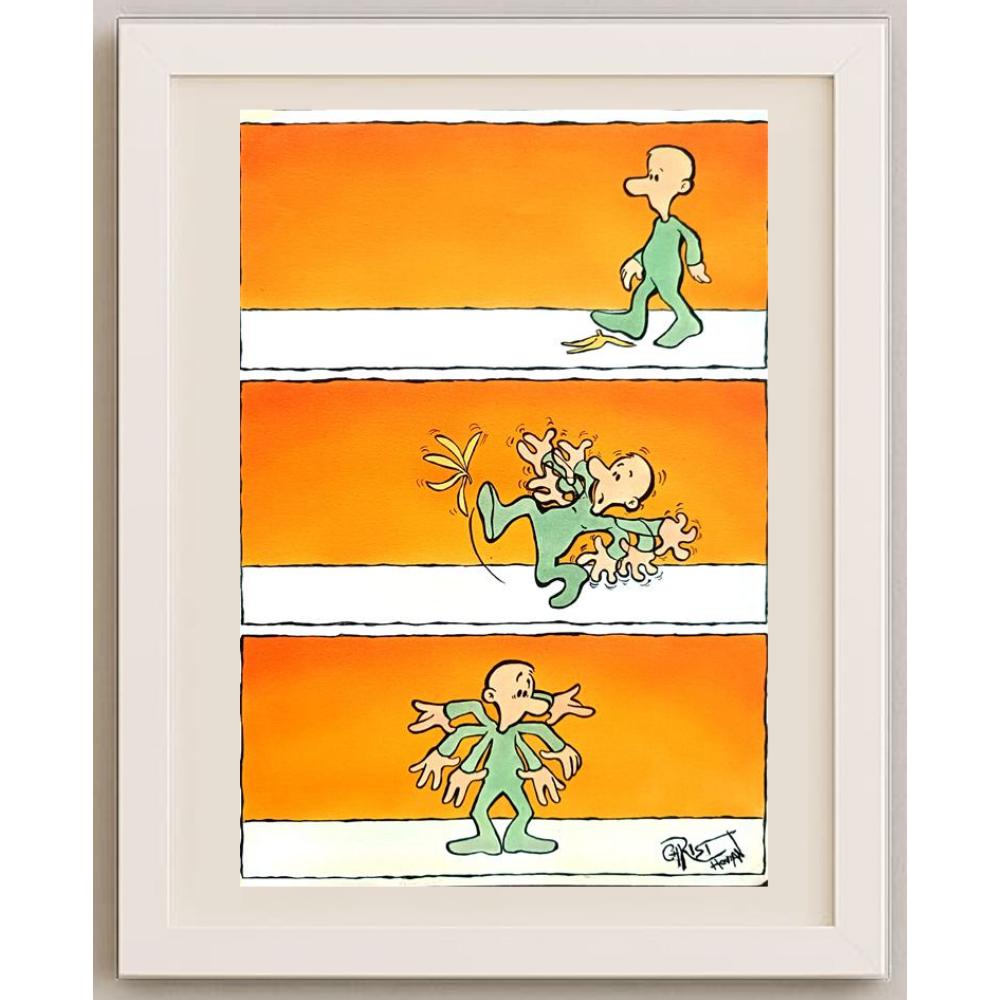 Chris Hovian 29x21cm Orijinal Karikatür BOD02179