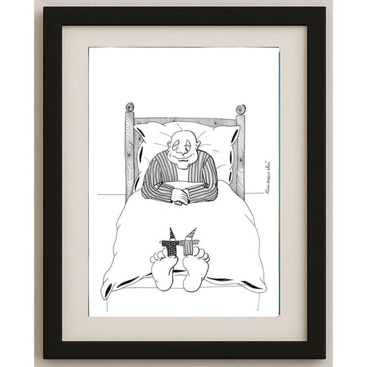 Zdzislaw Romanovski 29x21cm Orijinal Karikatür BOD02180
