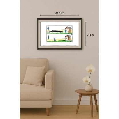 Valery Momot 29x21cm Orijinal Karikatür BOD02182
