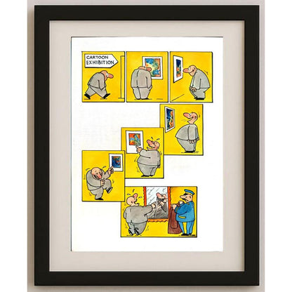 Jurij Manaev 29x21cm Orijinal Karikatür BOD02186