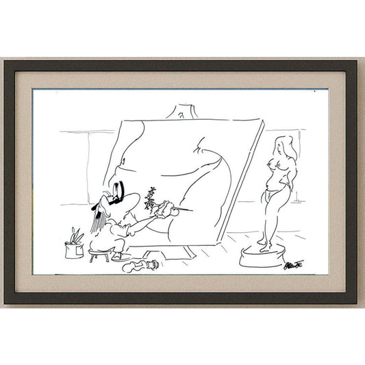 Branko Premuzic 29x21cm Orijinal Karikatür BOD02195