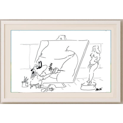 Branko Premuzic 29x21cm Orijinal Karikatür BOD02195