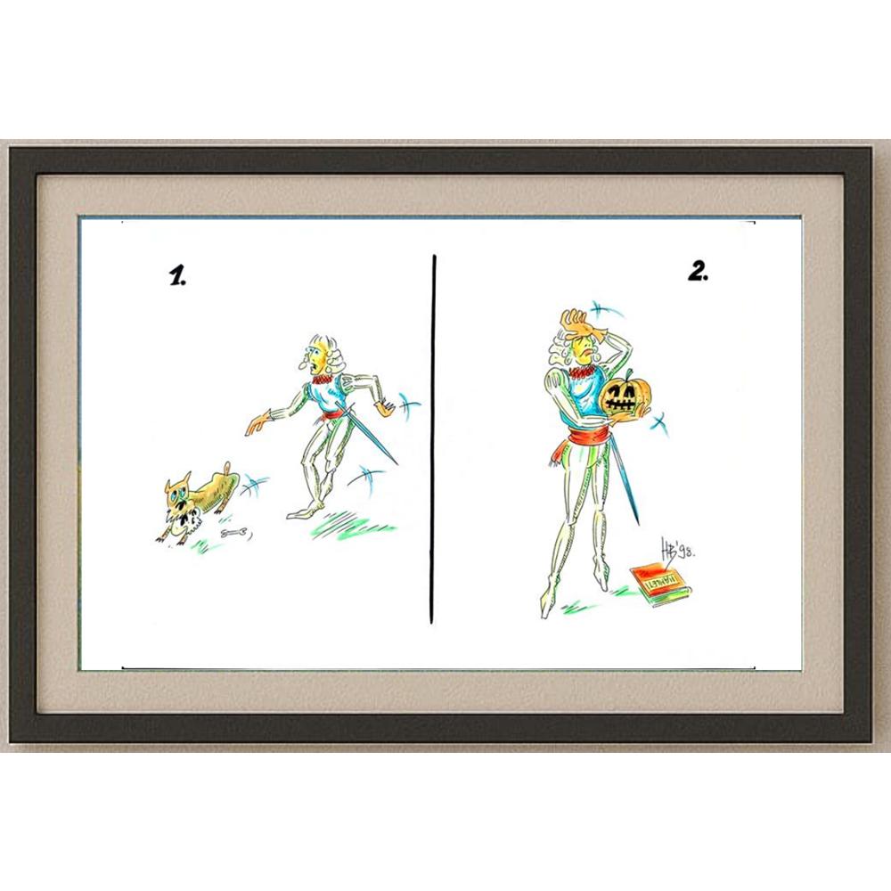 Hrvoje Bilic 29x21cm Orijinal Karikatür BOD02198