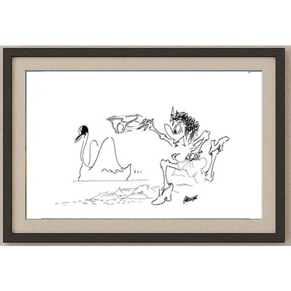 Branko Premuzic 29x21cm Orijinal Karikatür BOD02199