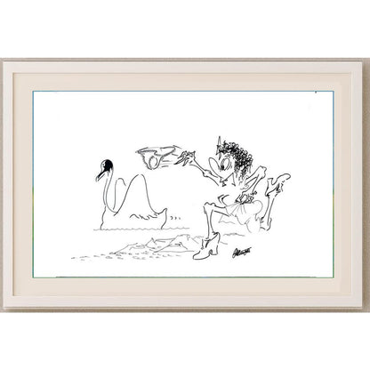Branko Premuzic 29x21cm Orijinal Karikatür BOD02199