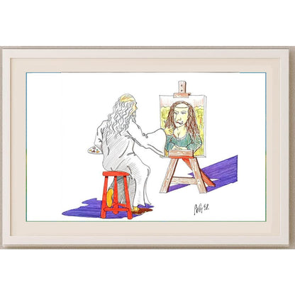 Bozidar Vucelic 24x18cm Orijinal Karikatür BOD02201