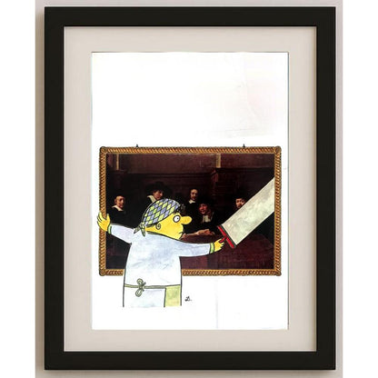 Cor Den Dulk 29x21cm Orijinal Karikatür BOD02202