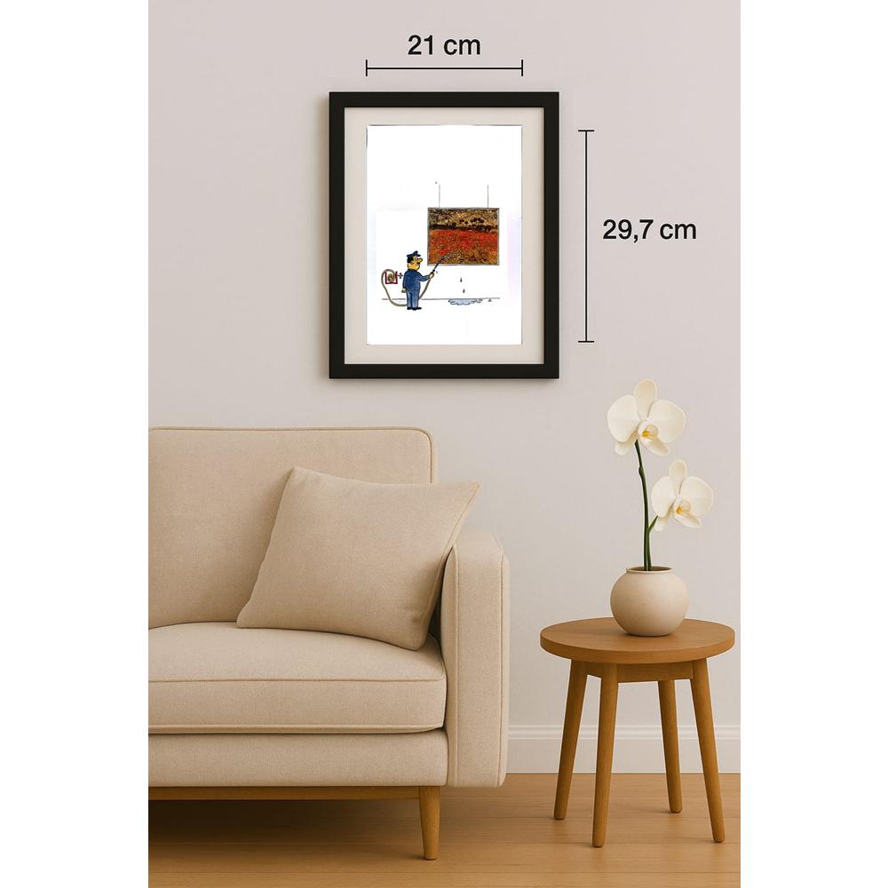 Cor Den Dulk 29x21cm Orijinal Karikatür BOD02203