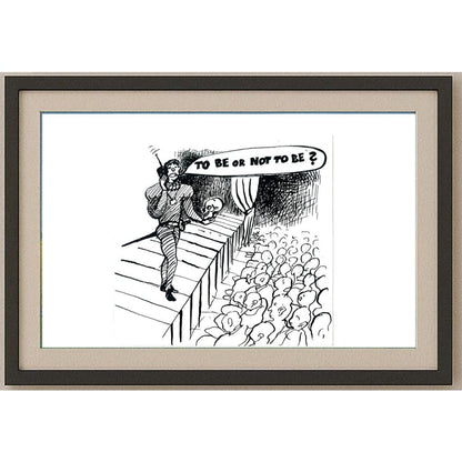 Josef Svax 29x21cm Orijinal Karikatür BOD02208
