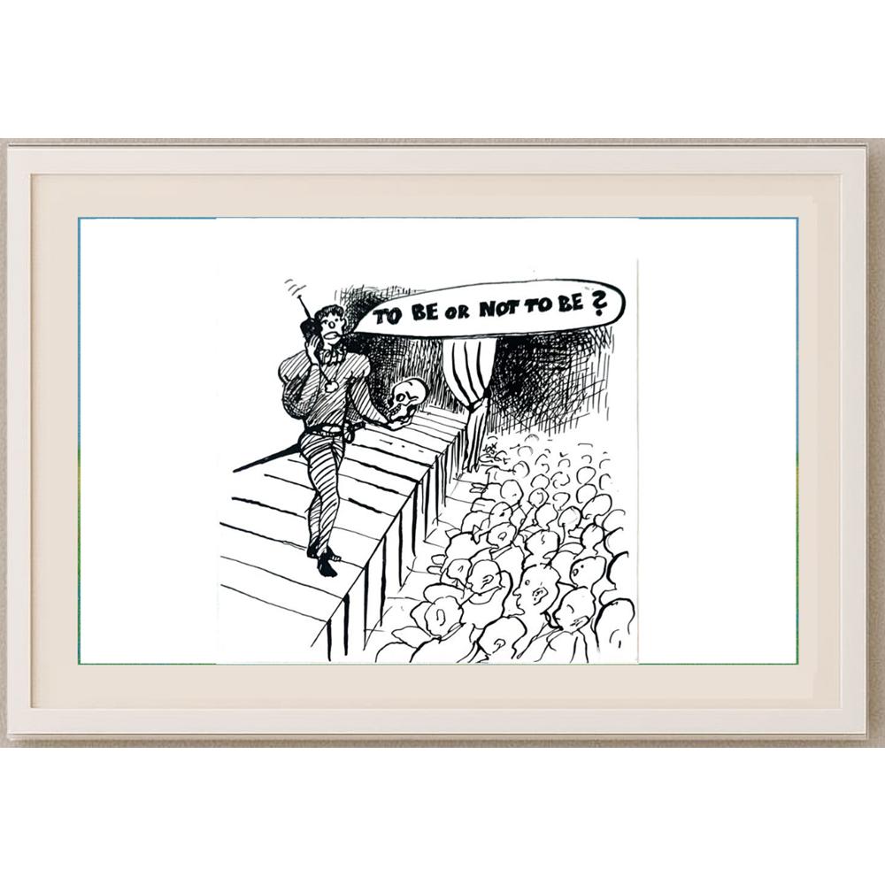 Josef Svax 29x21cm Orijinal Karikatür BOD02208
