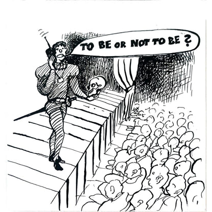 Josef Svax 29x21cm Orijinal Karikatür BOD02208