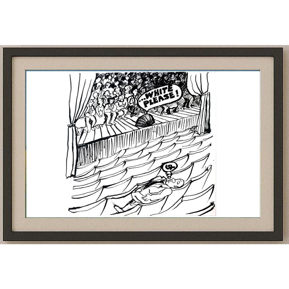 Josef Svax 29x21cm Orijinal Karikatür BOD02209