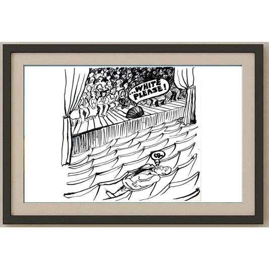 Josef Svax 29x21cm Orijinal Karikatür BOD02209