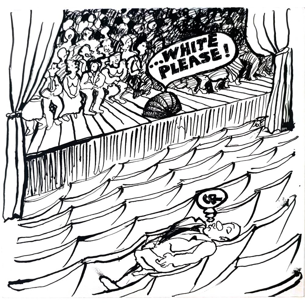 Josef Svax 29x21cm Orijinal Karikatür BOD02209
