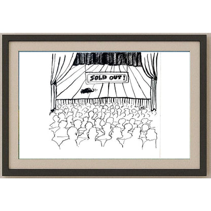 Josef Svax 29x21cm Orijinal Karikatür BOD02210