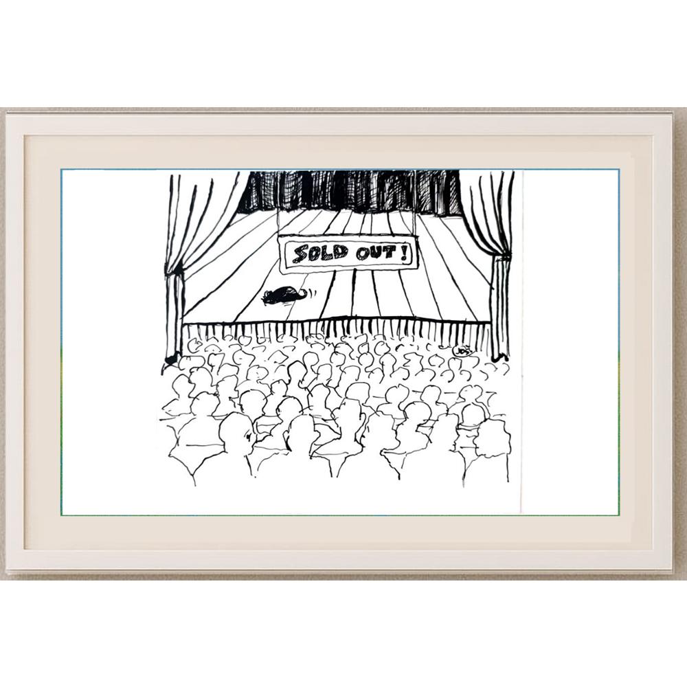 Josef Svax 29x21cm Orijinal Karikatür BOD02210