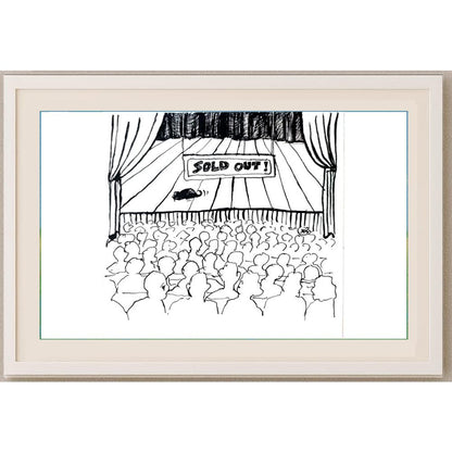 Josef Svax 29x21cm Orijinal Karikatür BOD02210