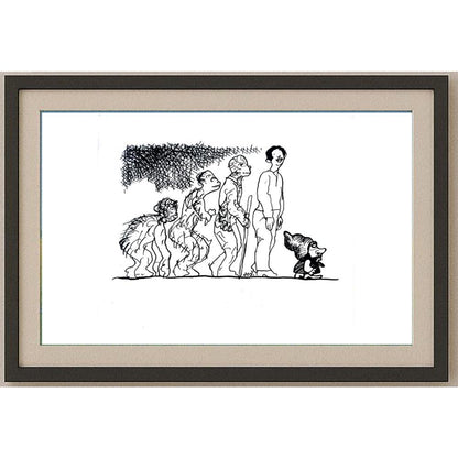 Josef Svax 29x21cm Orijinal Karikatür BOD02211