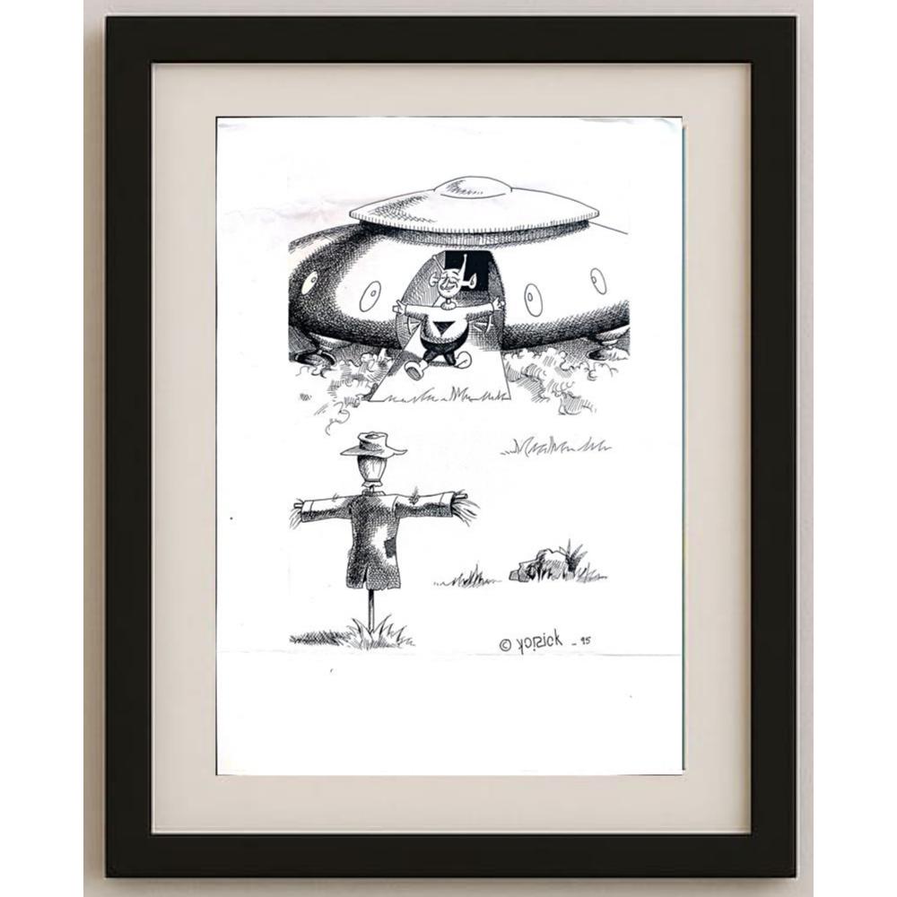 Alvara Polo 29x21cm Orijinal Karikatür BOD02218