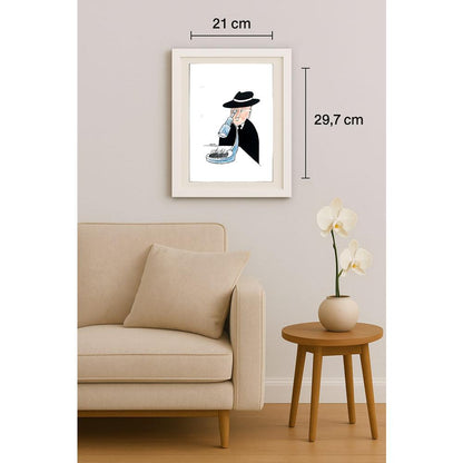 Milos Panig Pango 29x21cm Orijinal Karikatür BOD02222