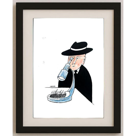 Milos Panig Pango 29x21cm Orijinal Karikatür BOD02222