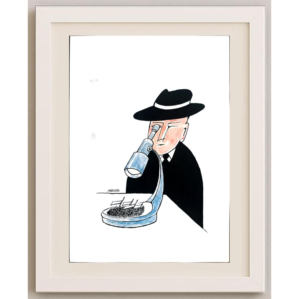 Milos Panig Pango 29x21cm Orijinal Karikatür BOD02222