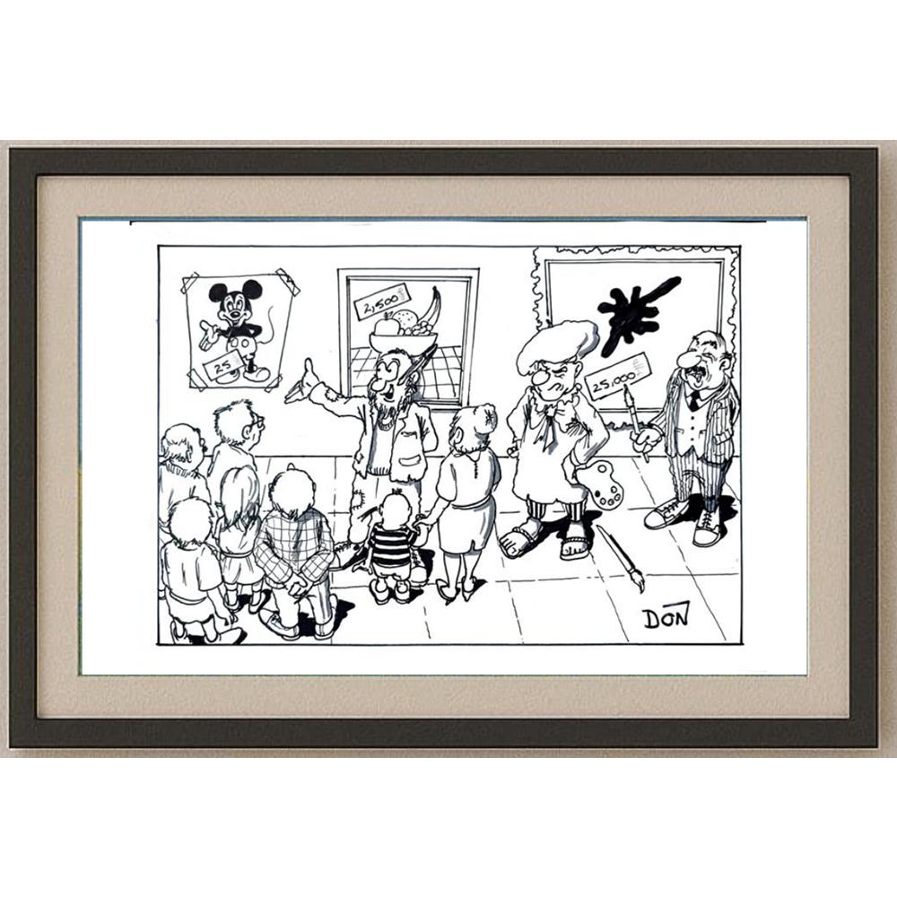 Martin Honeysett 29x21cm Orijinal Karikatür BOD02223