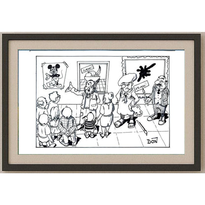 Martin Honeysett 29x21cm Orijinal Karikatür BOD02223
