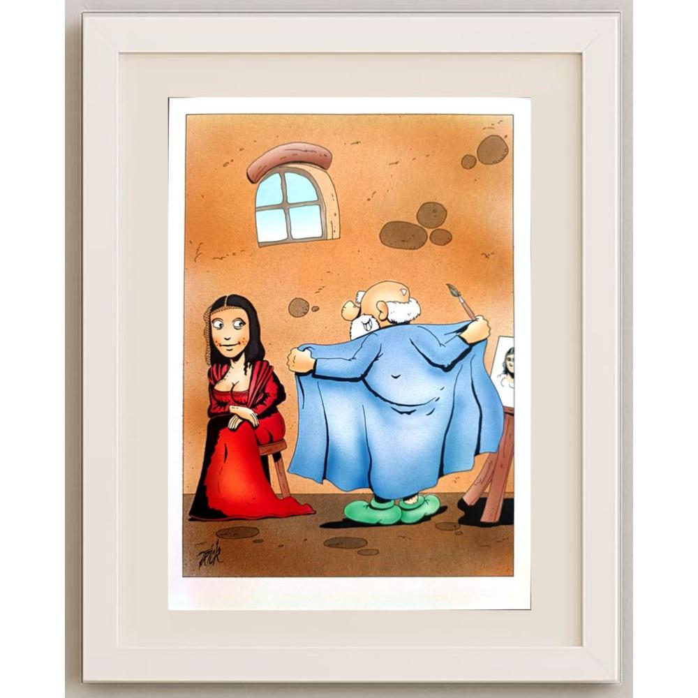 Heymans Patrick 29x21cm Orijinal Karikatür BOD02227