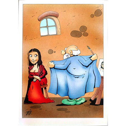 Heymans Patrick 29x21cm Orijinal Karikatür BOD02227