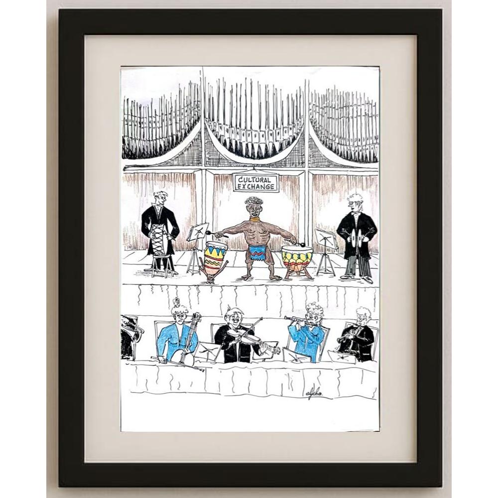 Hekkelman 29x21cm Orijinal Karikatür BOD02230