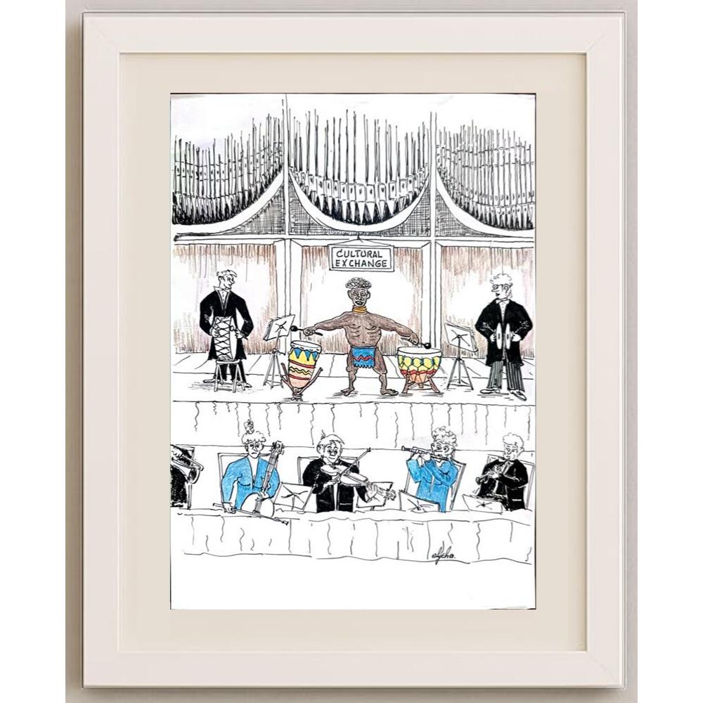 Hekkelman 29x21cm Orijinal Karikatür BOD02230