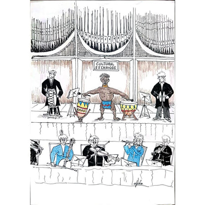Hekkelman 29x21cm Orijinal Karikatür BOD02230