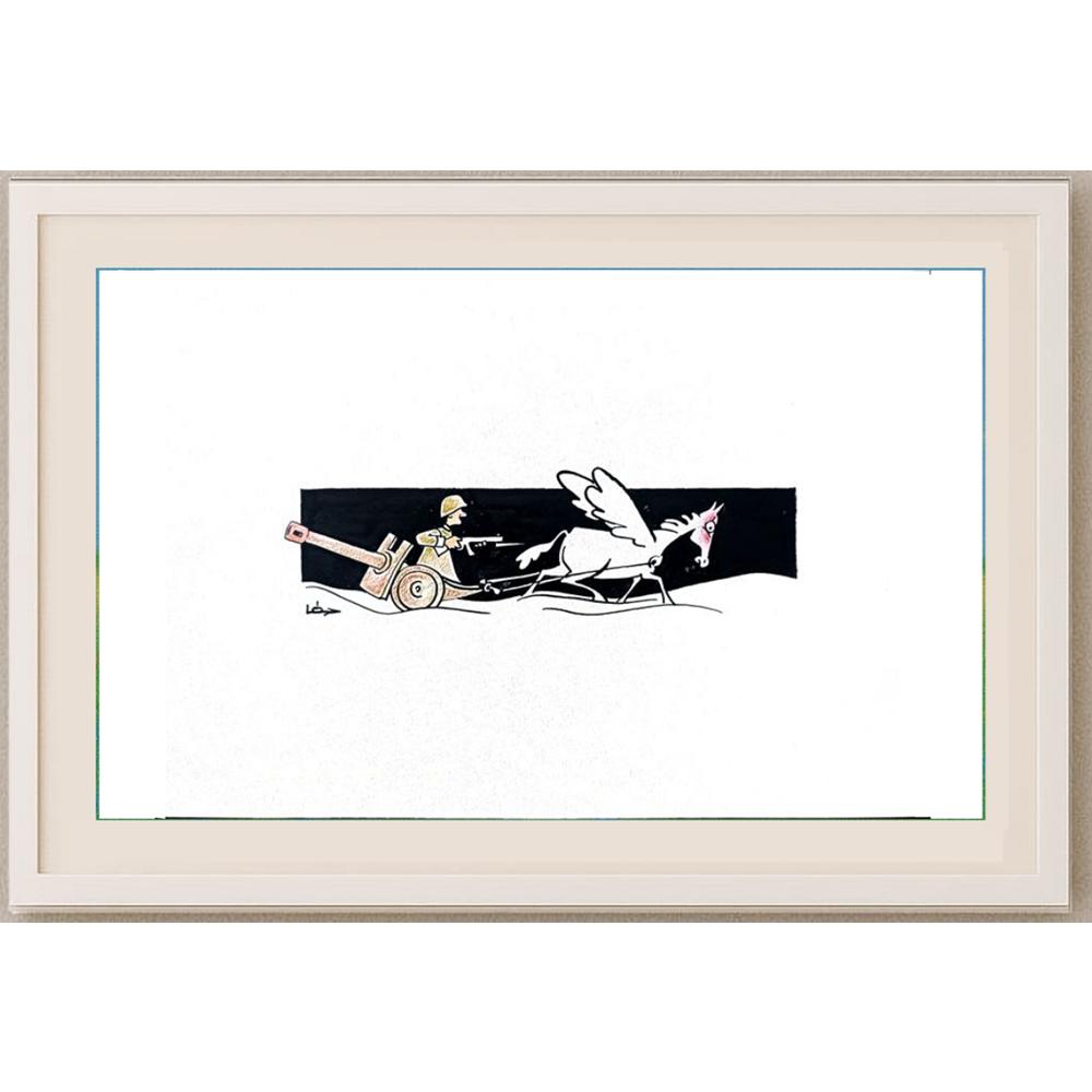 Lephaft Pal 29x21cm Orijinal Karikatür BOD02231