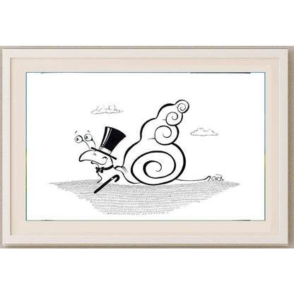 Chris Hovian 29x21cm Orijinal Karikatür BOD02232